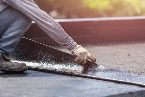 Professional Basement Waterproofing technician working in Altamont, OR